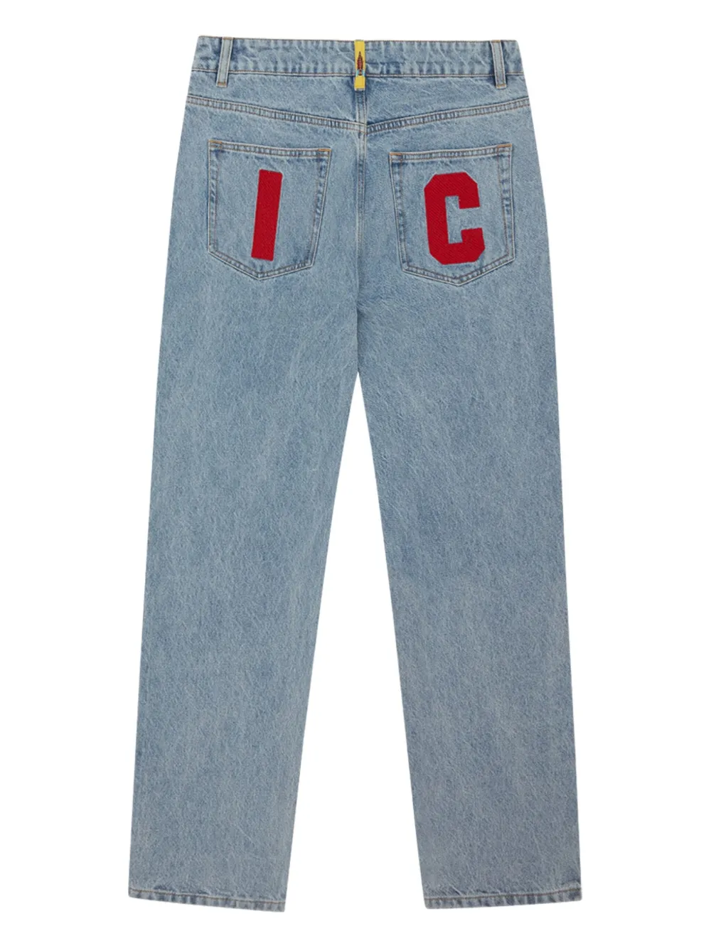 ICECREAM logo print jeans - Blauw