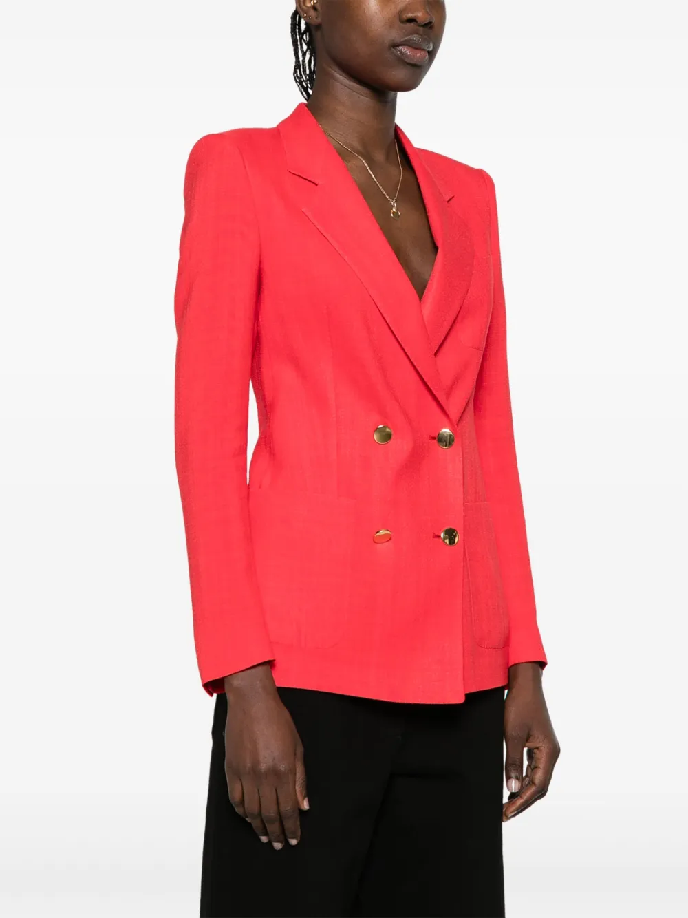 Tagliatore Blazer met dubbele rij knopen Rood