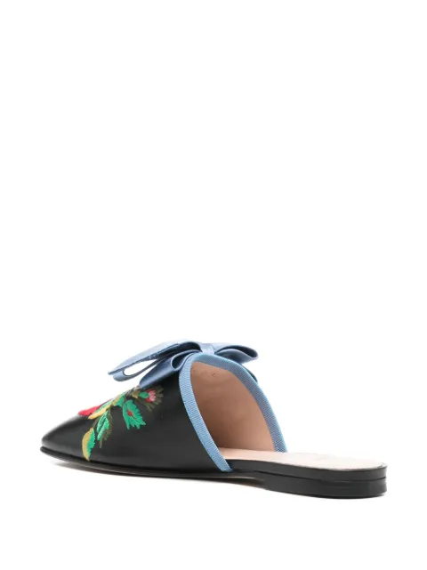Valentino Garavani floral-embroidered mules WS0LJ4RHP - 2