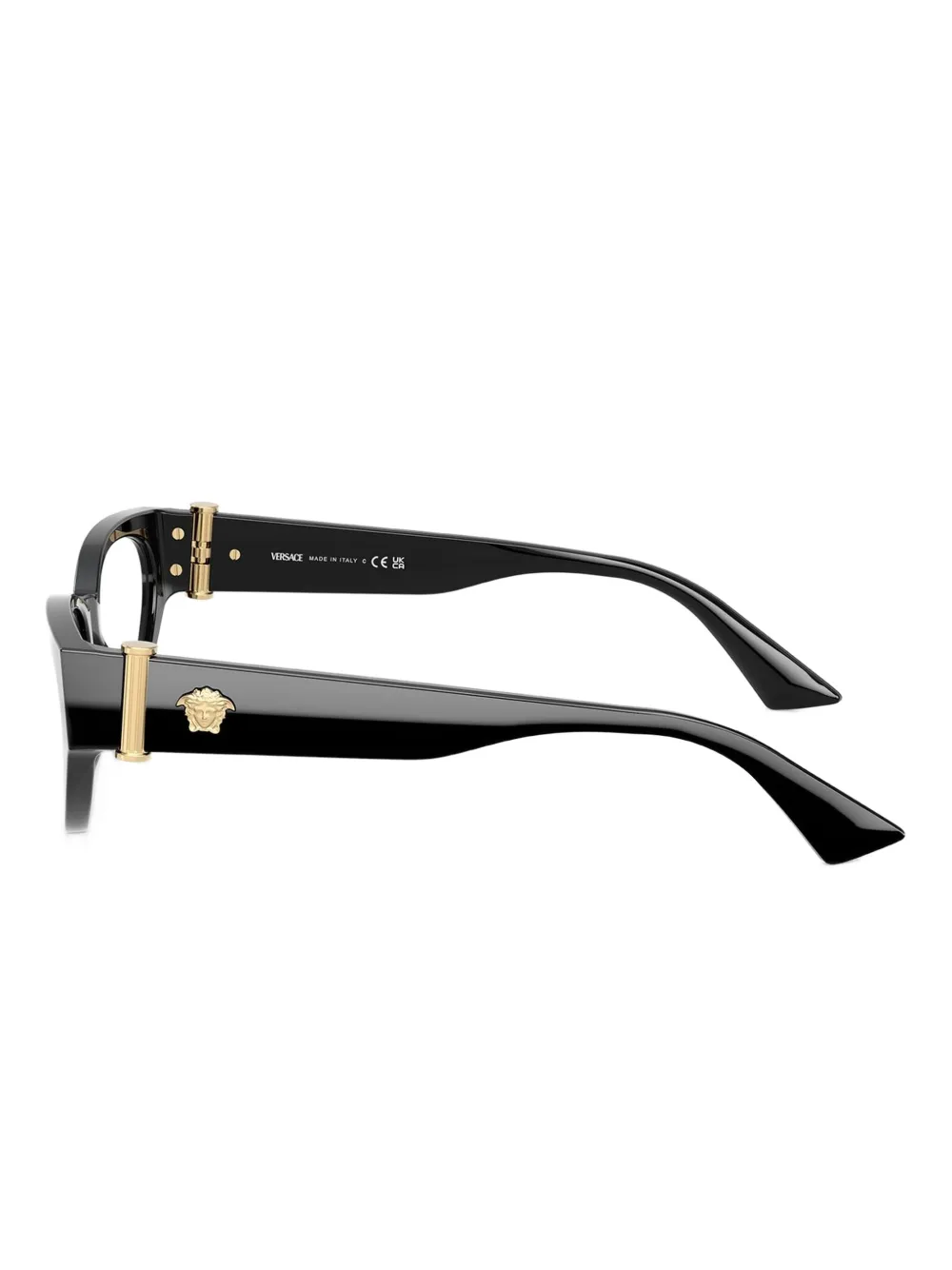 Versace Eyewear Bril met cat-eye montuur Zwart