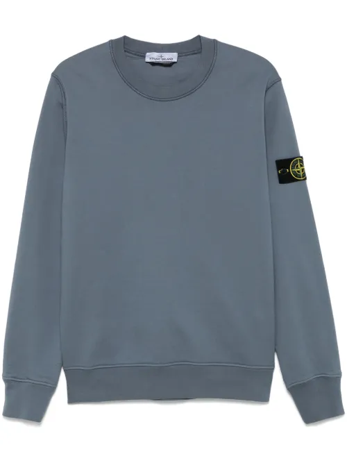 Stone Island sweat en coton - Bleu - Stone Island - Modalova