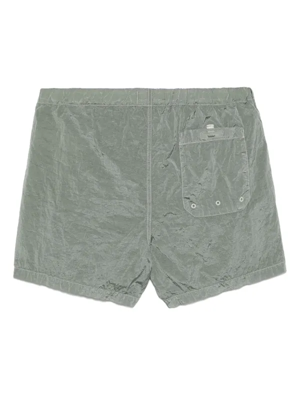 STONE  SWIM SHORTS　グレー　M　新品　ショーツ Stone Island Crinkled Swim Shorts | Green | FARFETCH