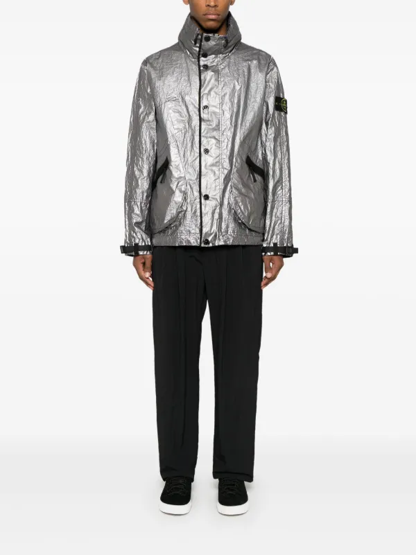 Stone Island metal-cover Jacket | Grey | FARFETCH Stone Island metal-cover Jacket | Grey | FARFETCH