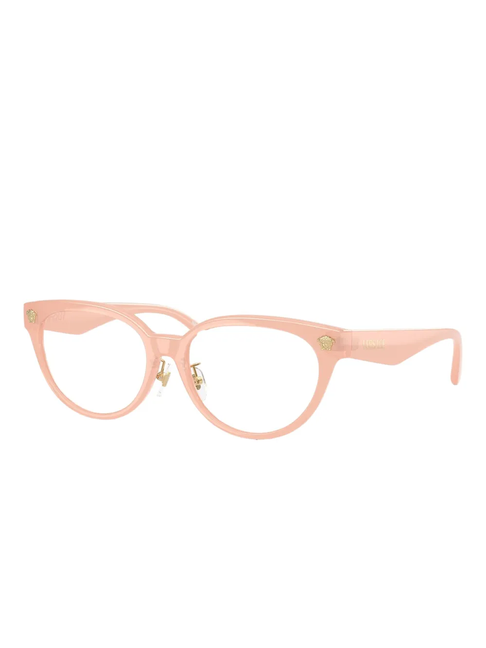 Versace Eyewear Medusa bril met cat-eye montuur Roze