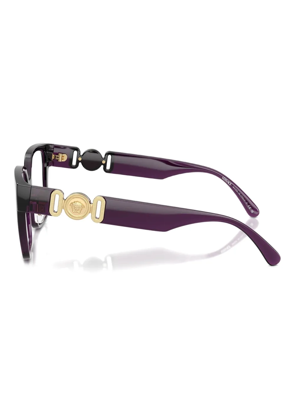 Versace Eyewear Hedusa Head bril met cat-eye montuur Rood