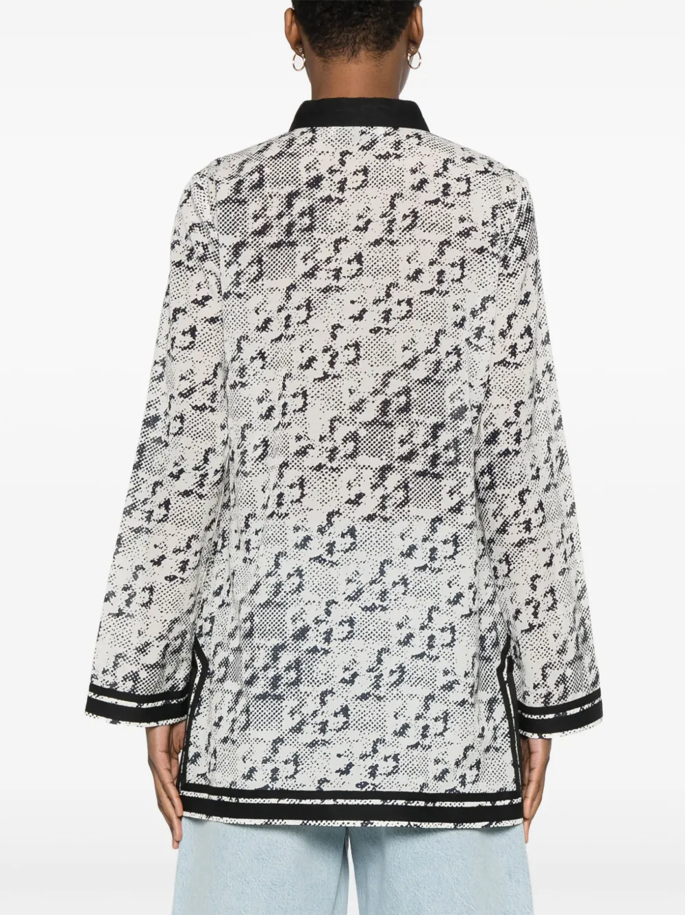 Tory Burch Tuniek met print Beige