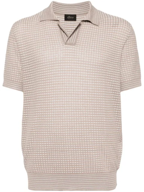 Brioni knitted polo shirt