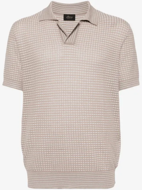 Brioni knitted polo shirt