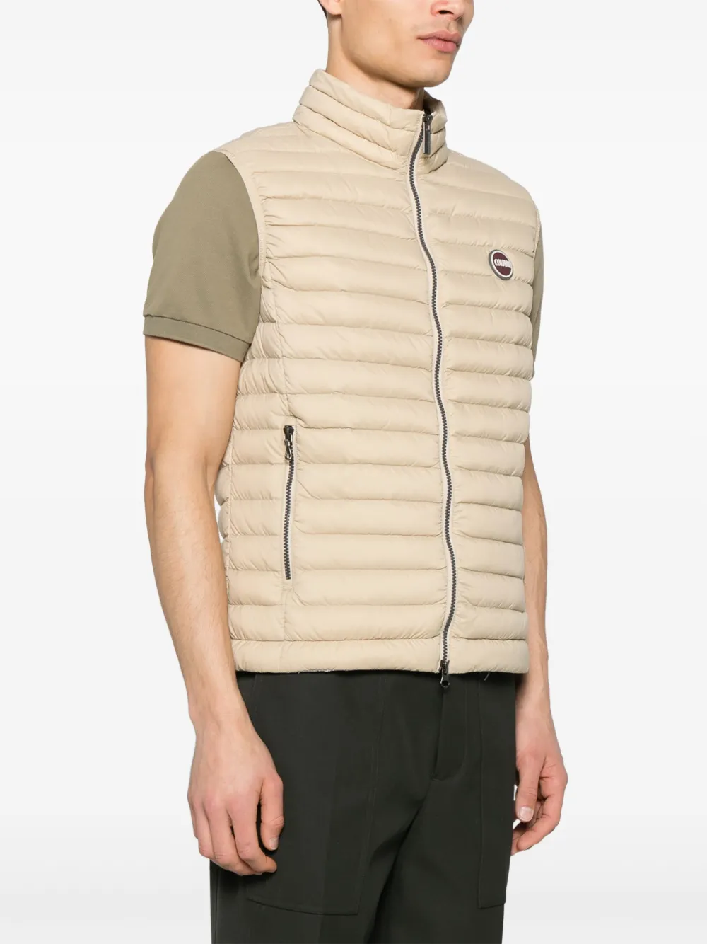 Colmar Bodywarmer met logopatch Beige