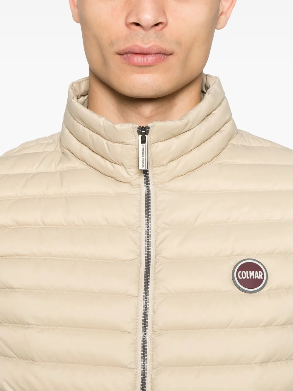 Colmar Bodywarmer met logopatch Beige
