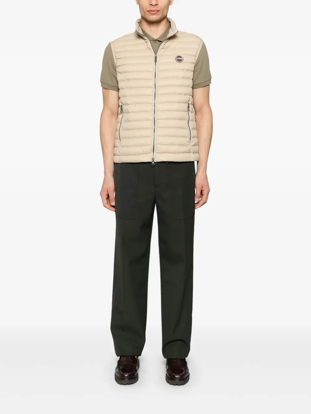 Colmar Bodywarmer met logopatch Beige