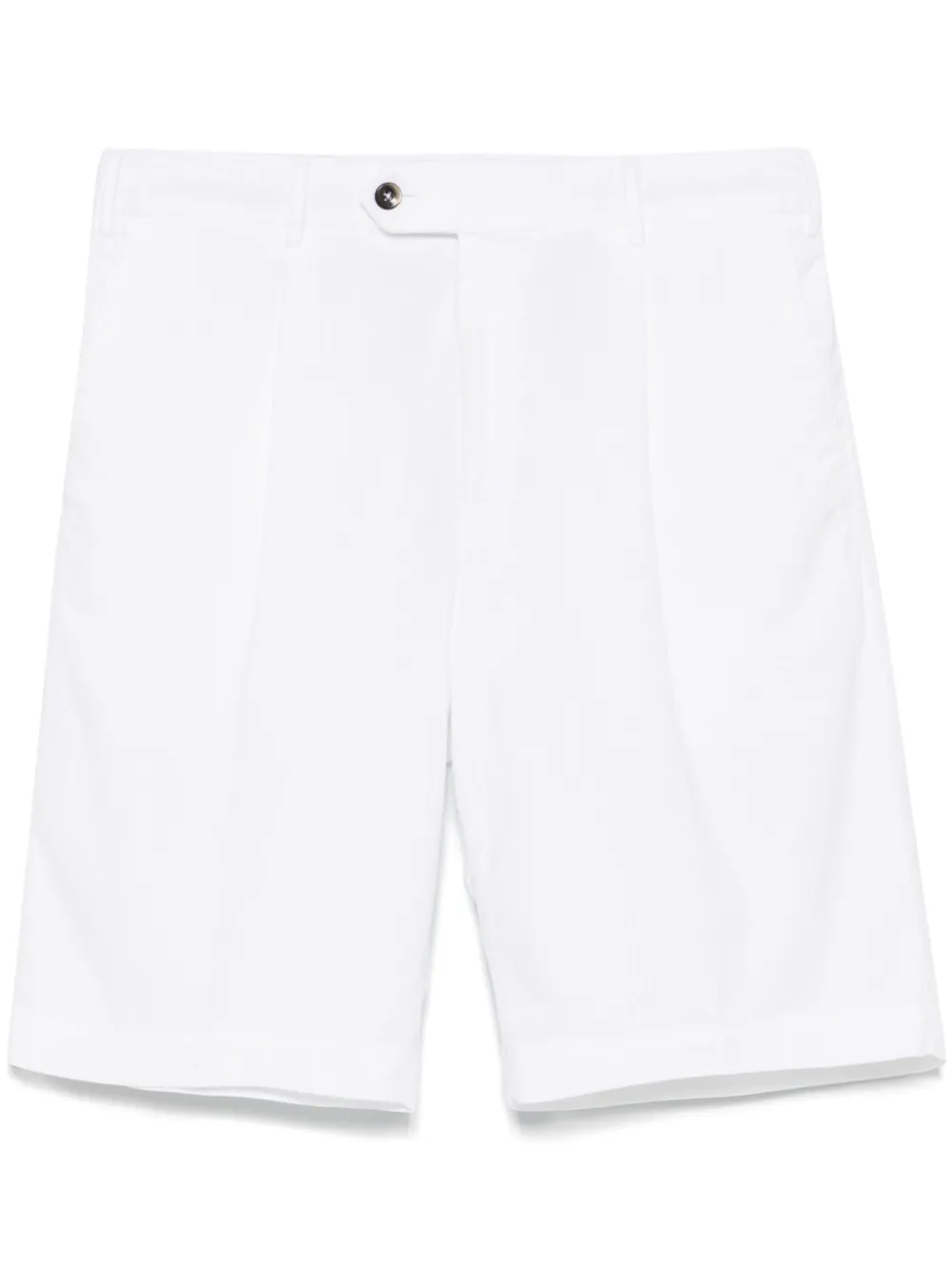 PT Torino Ribfluwelen bermuda shorts Wit