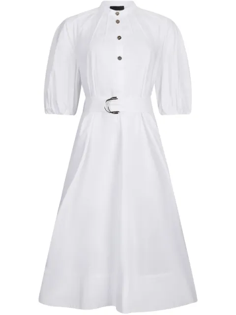 LIU JO vestido con cinturón y mangas farol