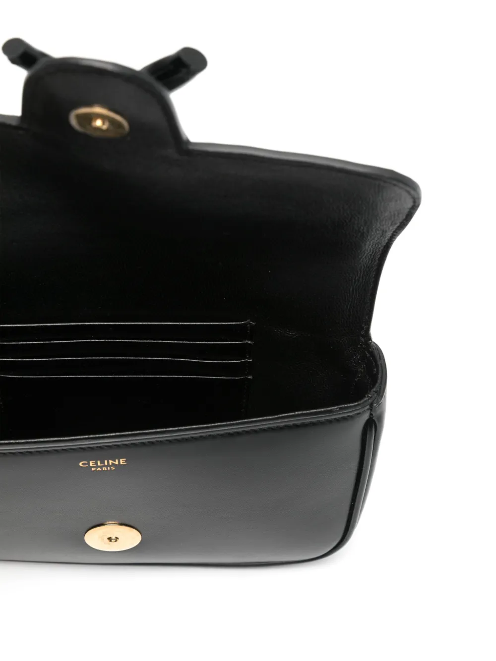 Pre-owned Celine Tassel-embellished Cross Body Bag In Black