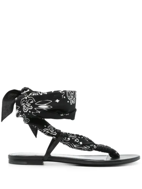 Saint Laurent Pre-Owned Dallas Bandana sandals