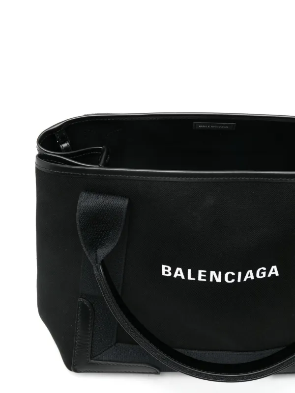 Balenciaga Cabas Tote Bag | Black | FARFETCH