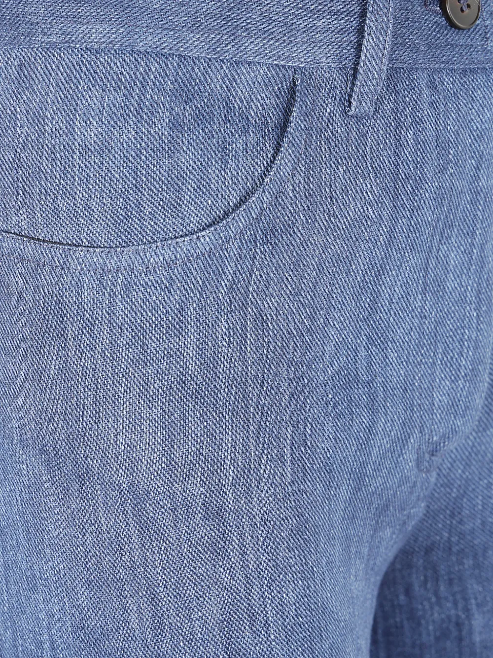 Antonelli Linnen broek Blauw