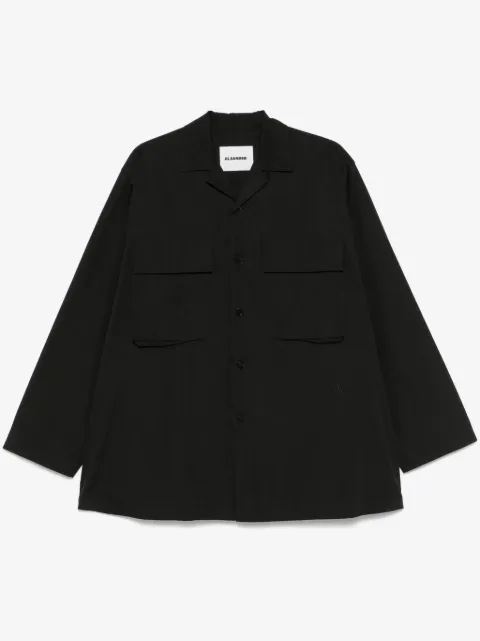 JIL SANDER+ logo-embroidered shirt