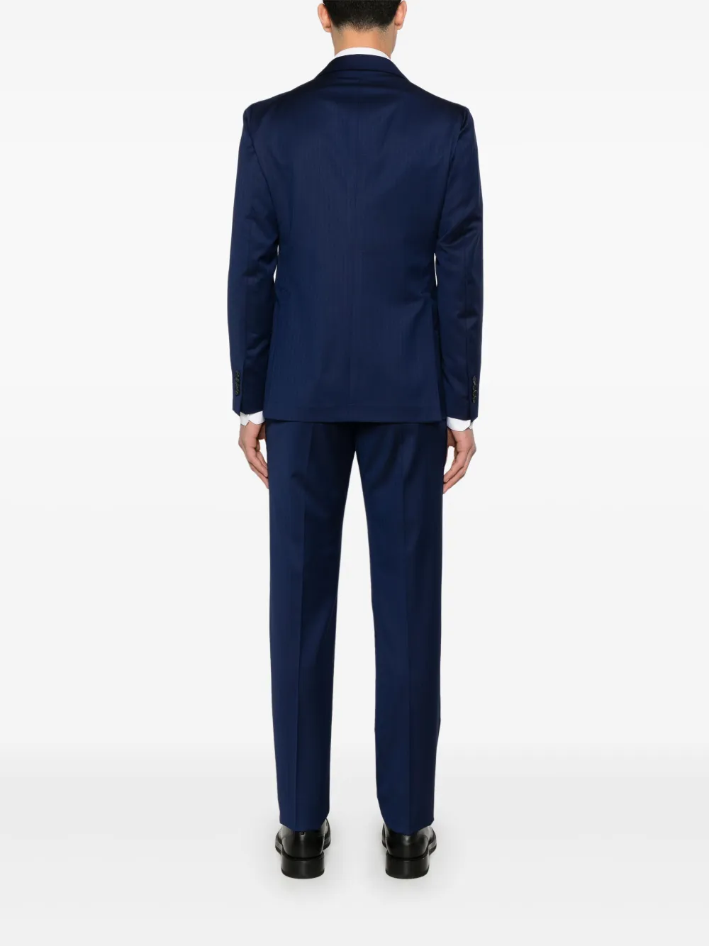 Tagliatore Wollen pak Blauw