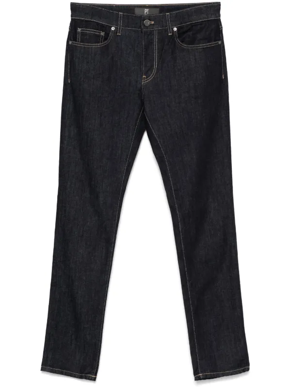 PT TORINO / SWING ブルーデニム ジーンズ PT Torino Swing Jeans Stretch Denim Super Slim Fit Blue