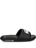 Lacoste logo-print slides - Black