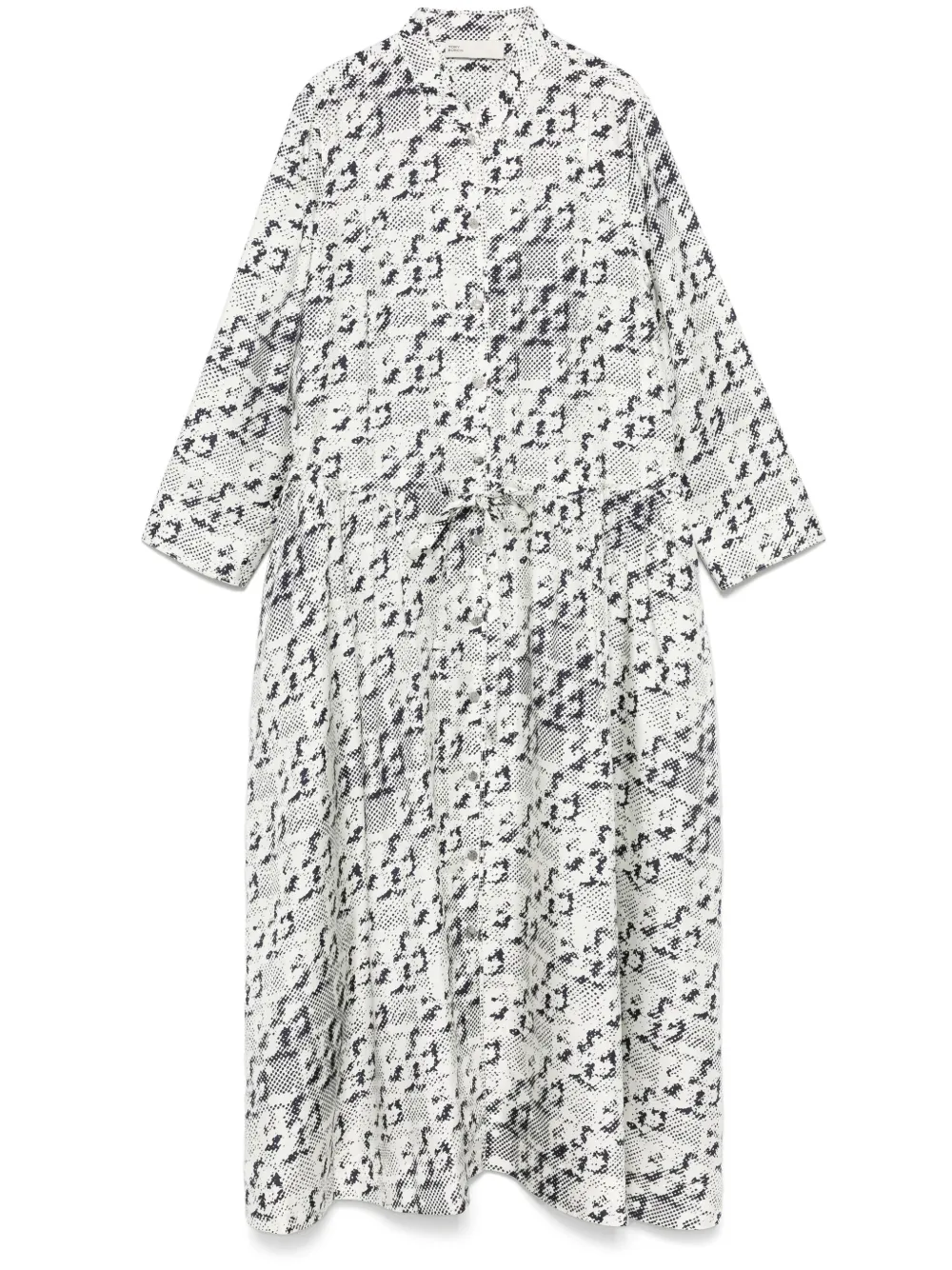 Tory Burch Midi-jurk met print Wit