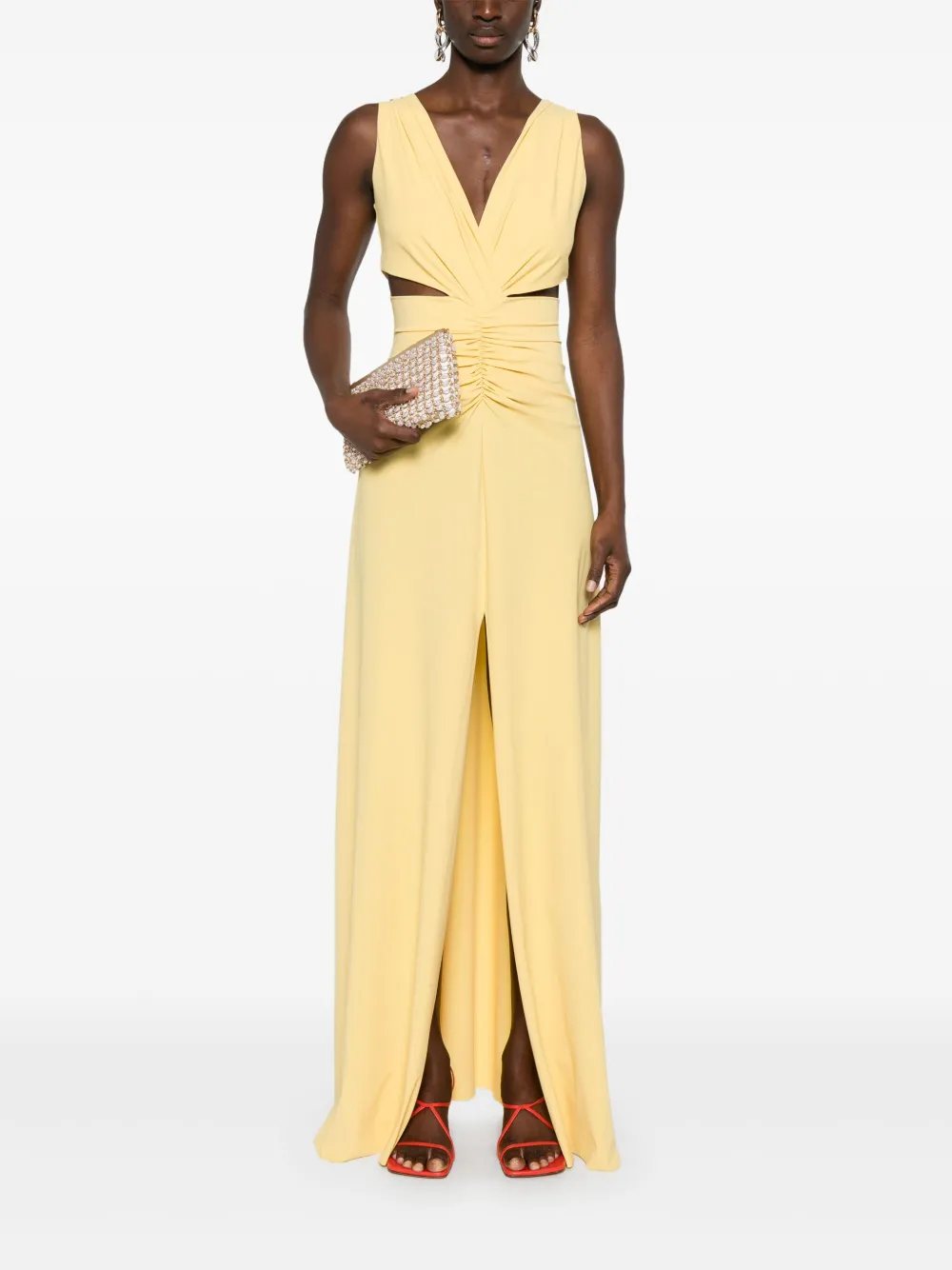 CHIARA BONI La Petite Robe Maxi-jurk - Geel