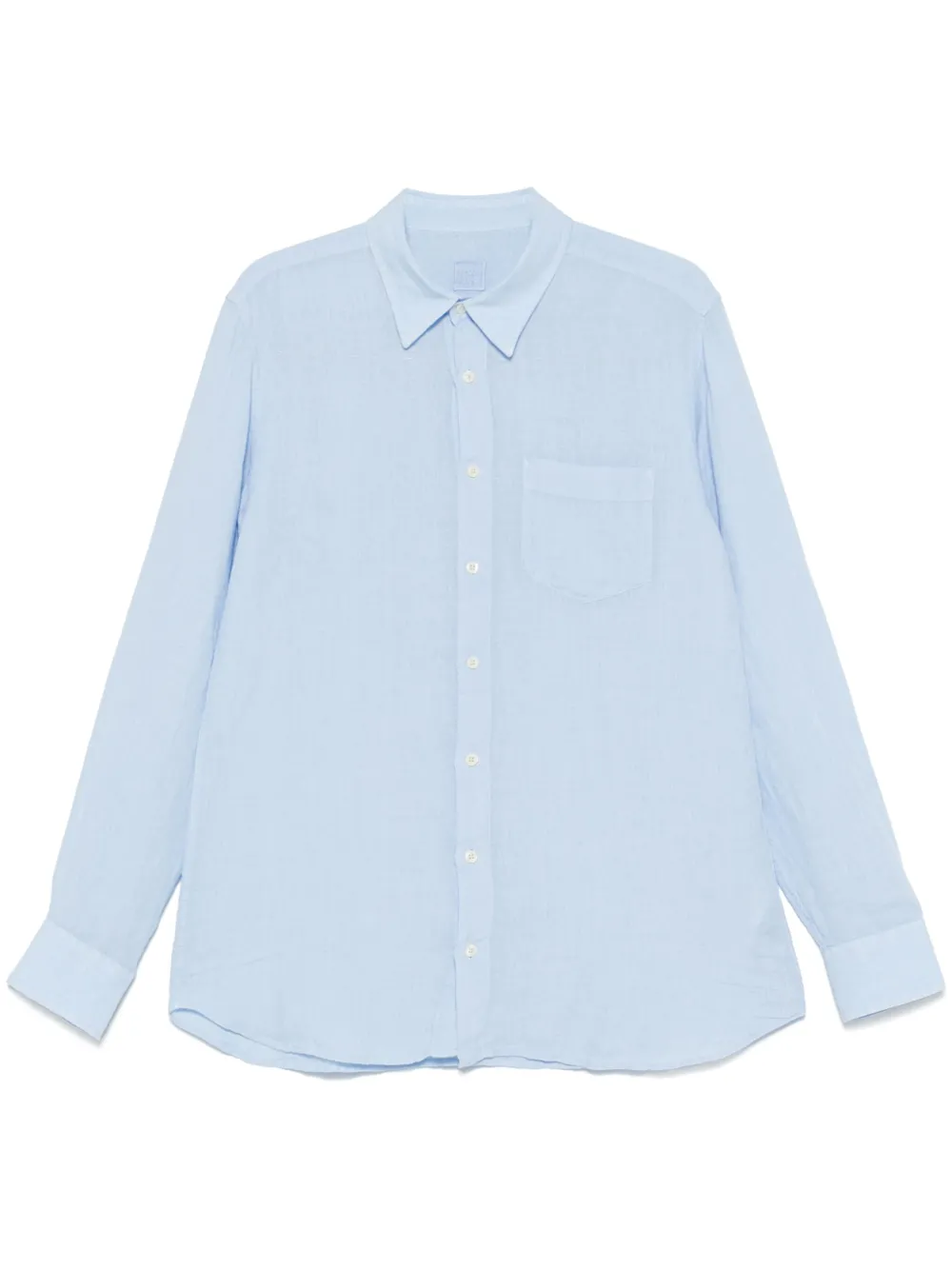 120% Lino Camisa de linho | Azul | Image 1