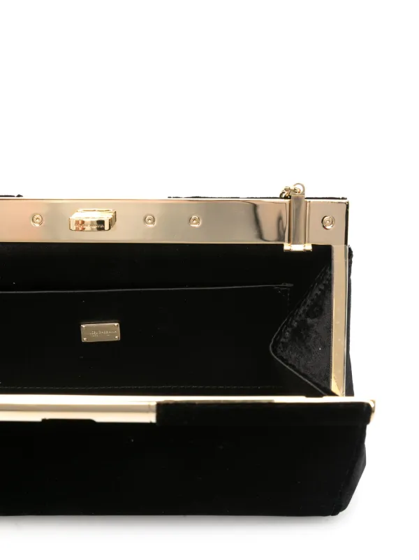 【VIP価格】DOLCE & GABBANA Velvet Gold Frame Clutch Dolce & Gabbana Red Velvet Gold Frame Clutch Evening Party