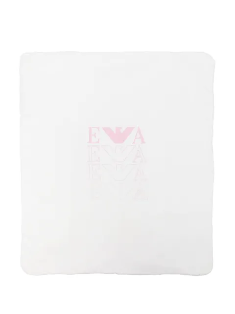 Emporio Armani Kids Coberta com estampa de logo (73 cm x 65 cm)