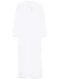 120% Lino linen shirt dress - White