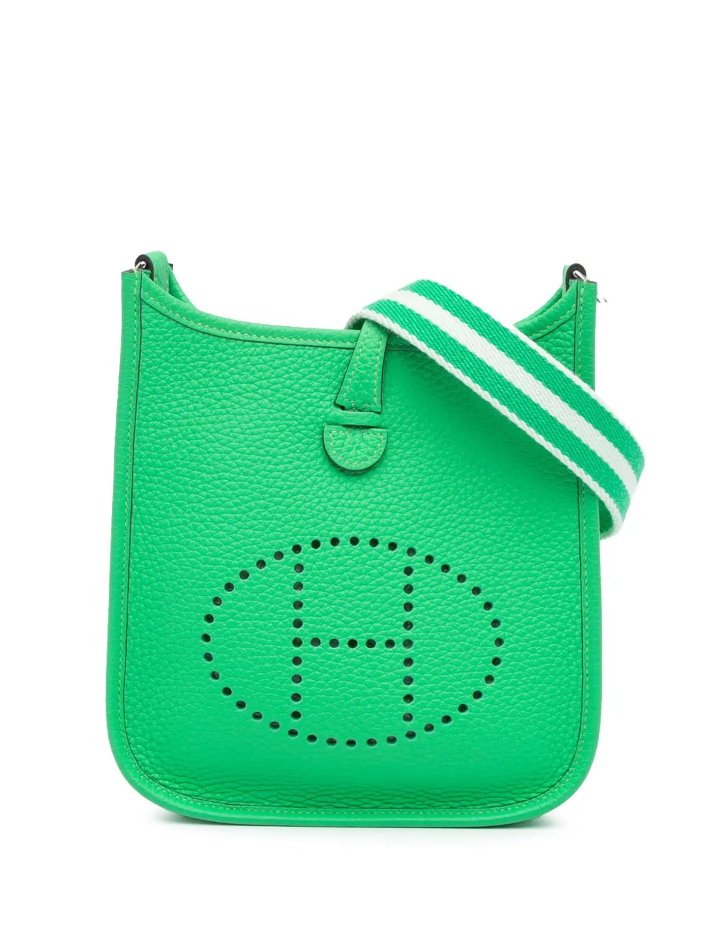 Hermès Pre-Owned 2023 クレマンス エヴリン TPM ショルダーバッグ - グリーン Hermès Pre-Owned 2023 クレマンス エヴリン TPM ショルダーバッグ - グリーン