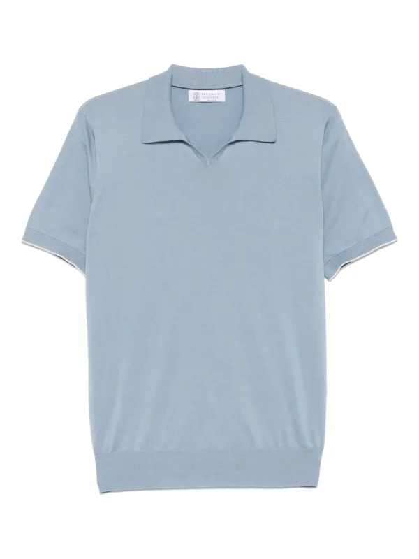 Brunello Cucinelli Camiseta De Algodão | Azul | FARFETCH BR