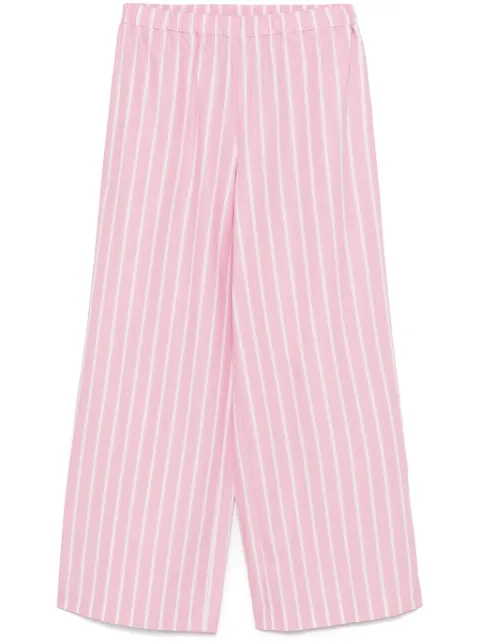 WOERA pantalones a rayas