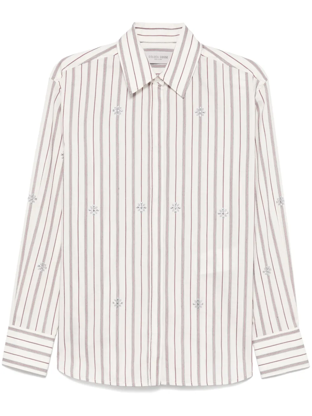 Golden Goose Gestreept blouse Beige
