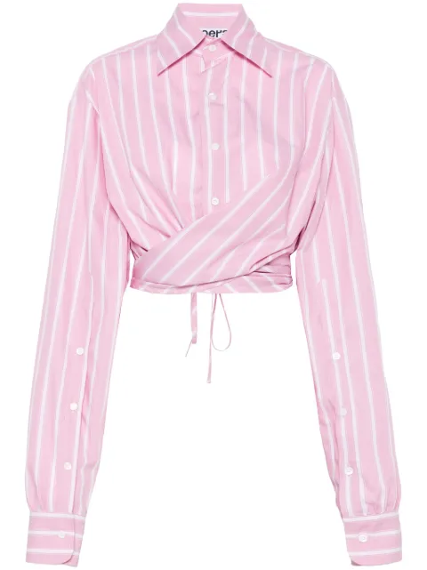 WOERA pinstriped shirt