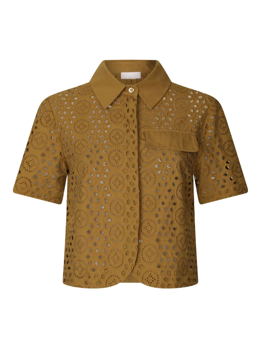 LIU JO chemise à design brodé | marron | Image 1