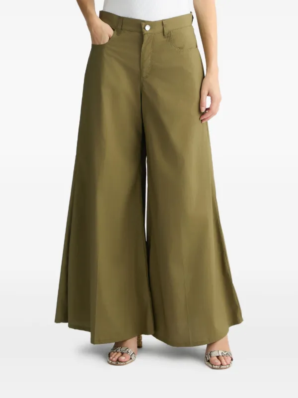LIU JO Flared Trousers | Green | FARFETCH