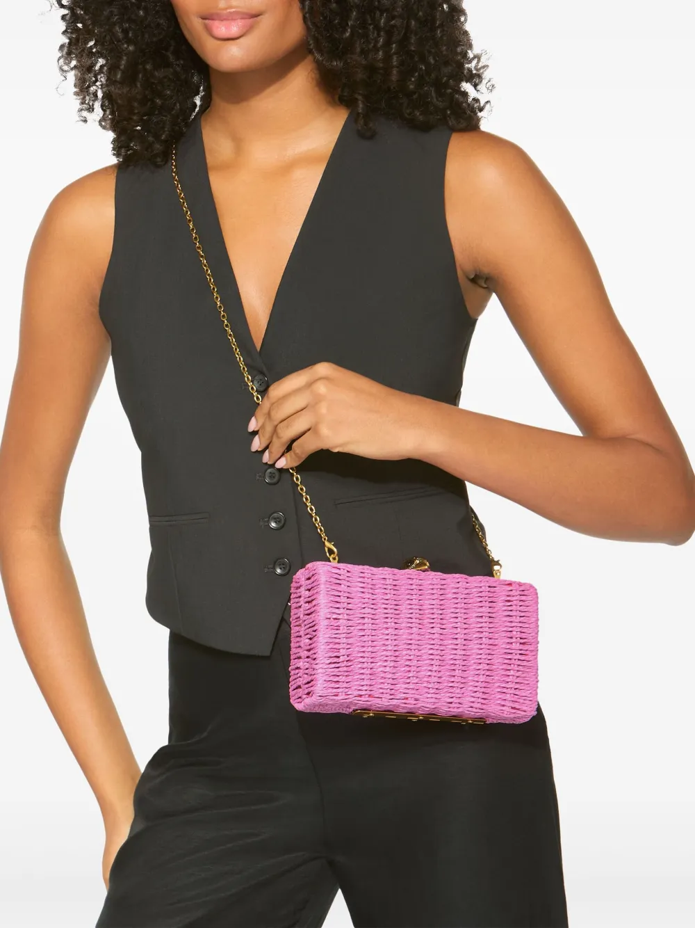 Kurt Geiger London Kensington clutch bag - Roze