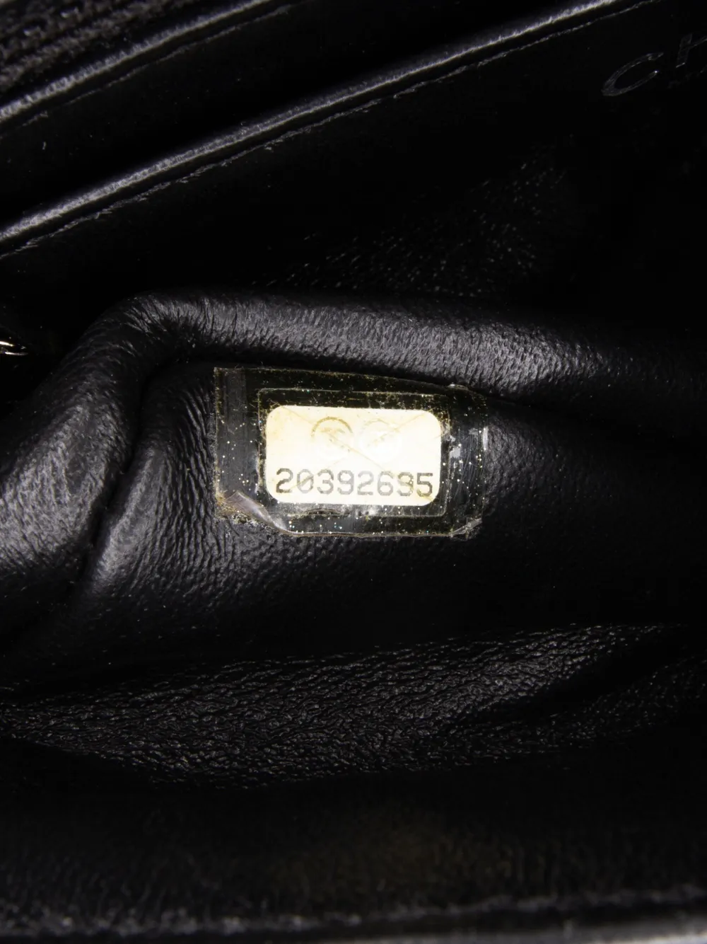 Pre-owned Chanel 2014-2015 Mini Rectangular Classic Patent Single Flap Crossbody Bag In Black