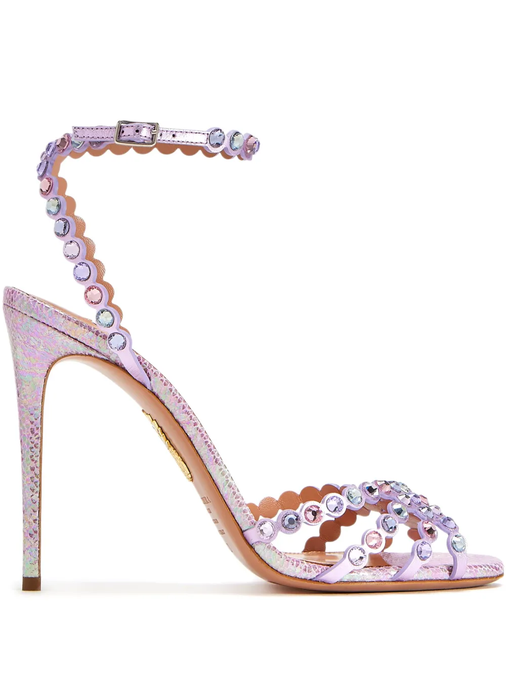 Aquazzura 105mm Tequila sandals Purple