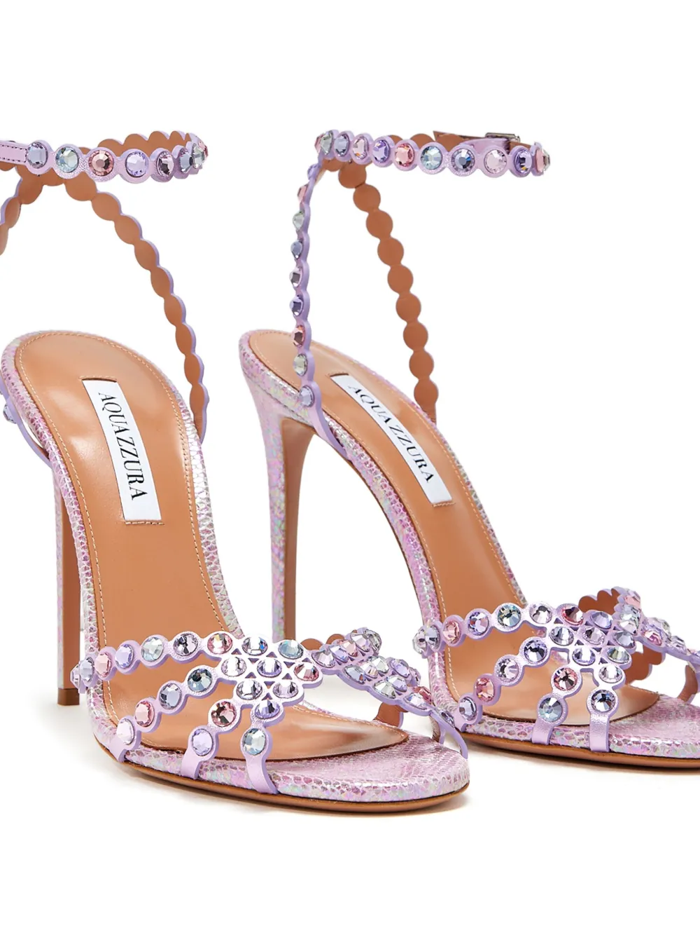 Aquazzura 105mm Tequila sandals Purple