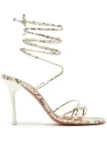Amina Muaddi 95mm Lori sandals - White