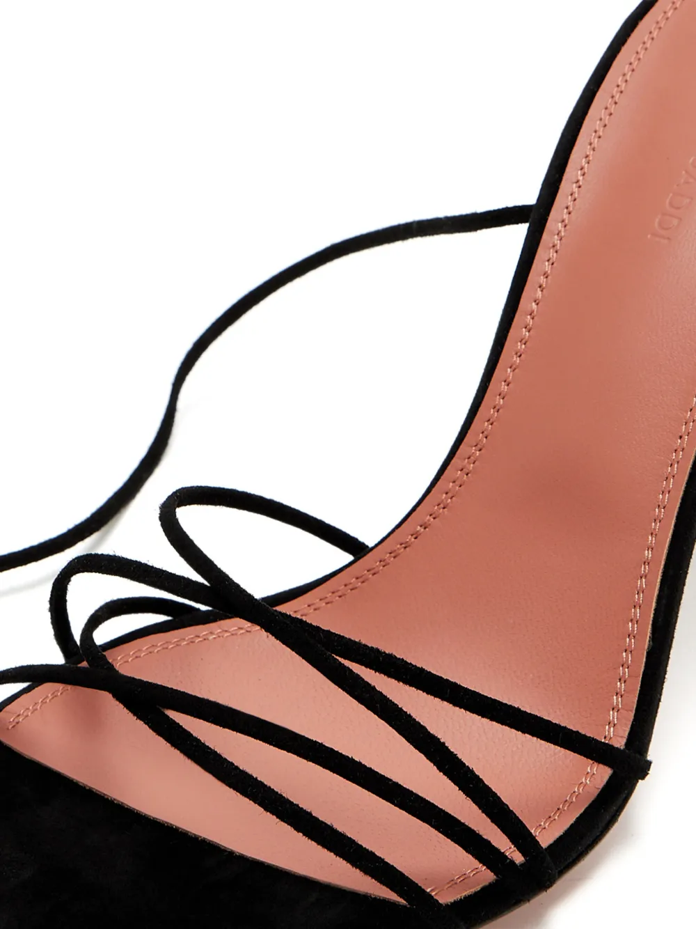 Amina Muaddi 95mm Lori sandals Black