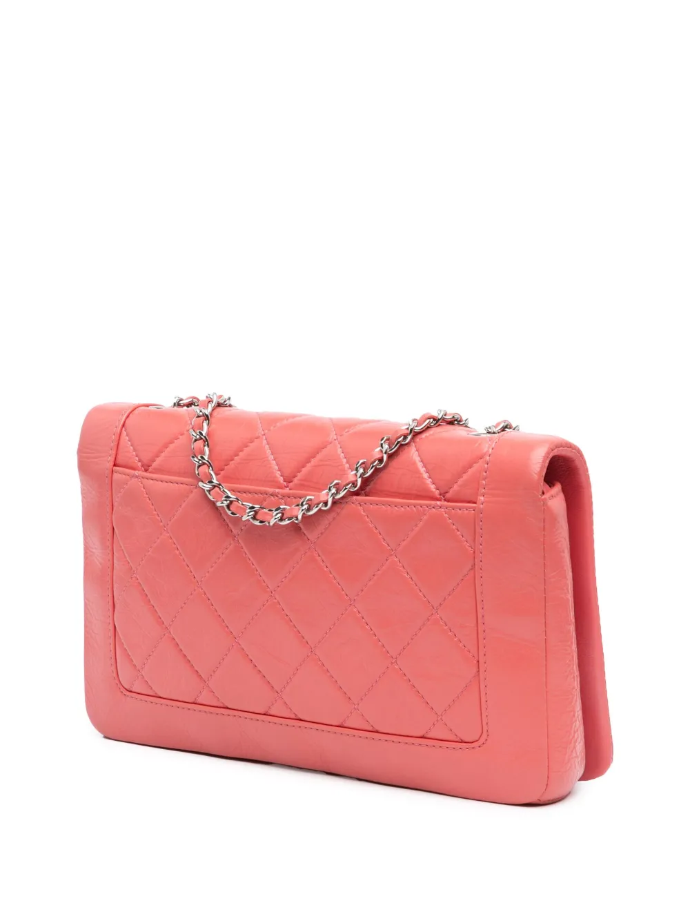 CHANEL Pre-Owned 2018 Crumpled Calfskin Bi Quilted Full Flap shoulder bag | Pre-Owned | Image 2