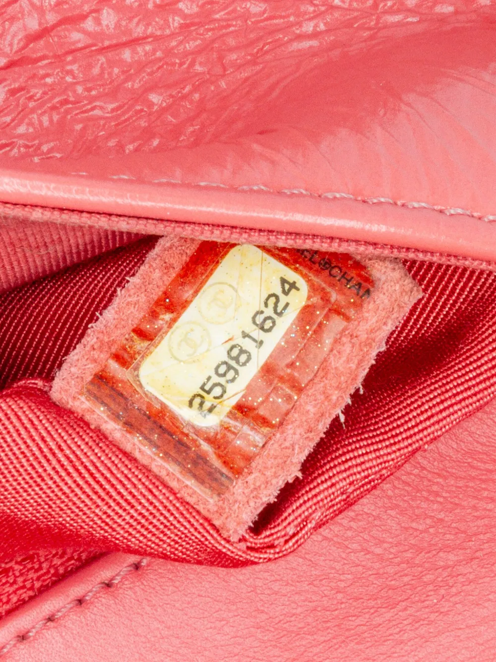 Pre-owned Chanel 2018 Crumpled Calfskin Bi Quilted Vintage Full Flap Shoulder Bag In Pink
