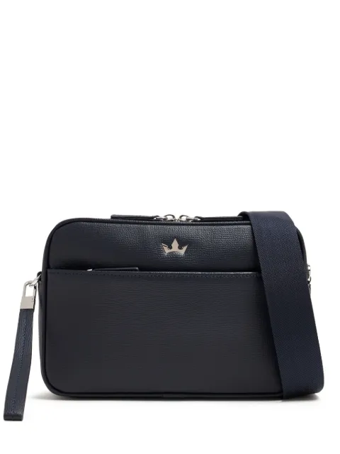 Roderer leather messenger bag