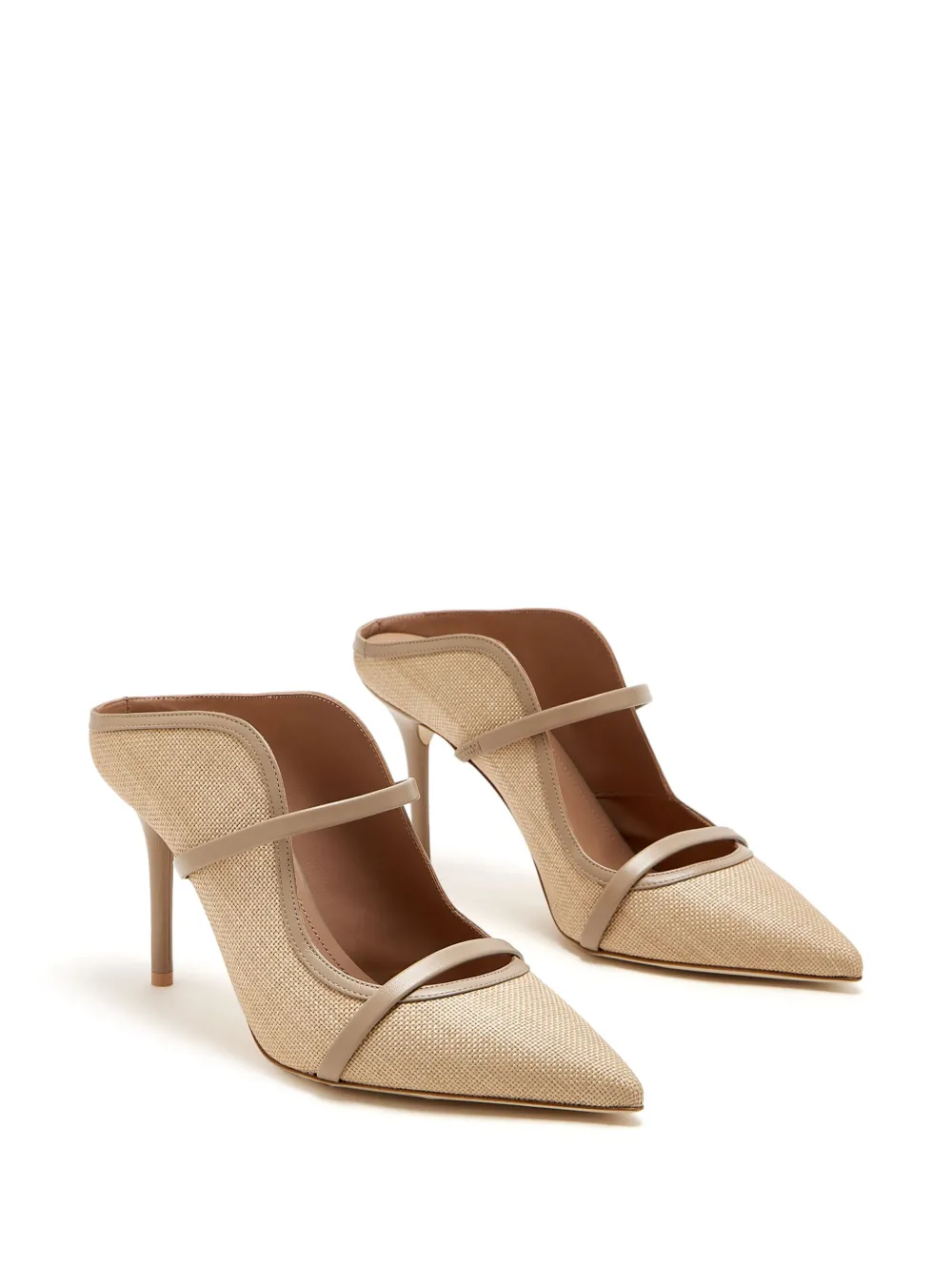 Malone Souliers 85mm Maureen mules Neutrals