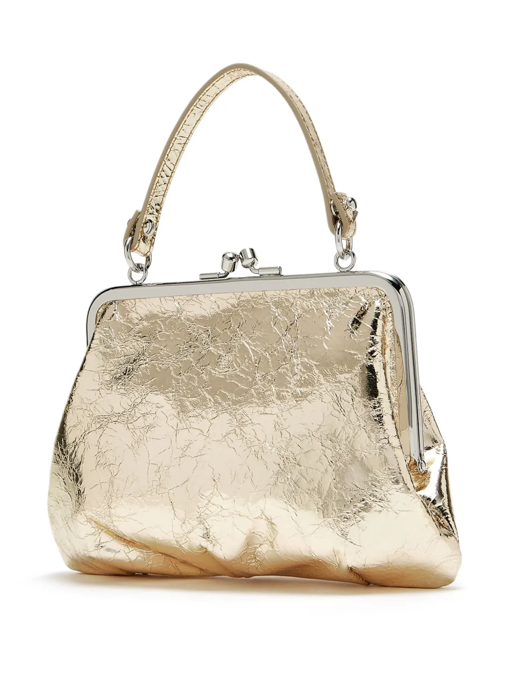 Vivienne Westwood Granny Frame kleine shopper met mesh - Goud