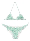 MC2 Saint Barth Kids Cris bikini set - Green